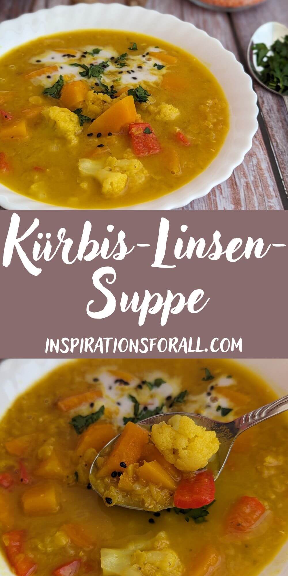 Pin Kürbis-Linsen-Suppe