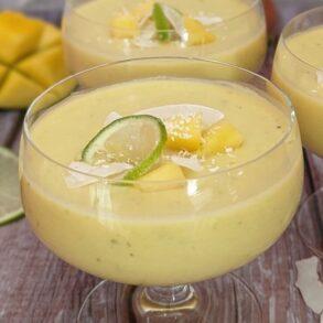 Mango coconut dessert cups recipe