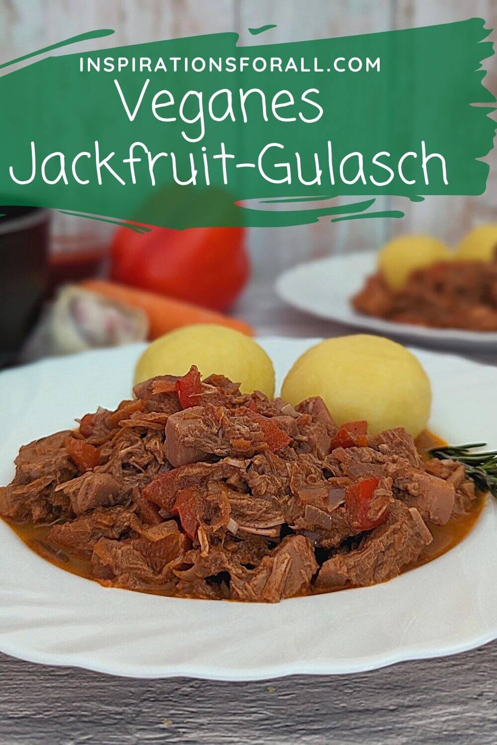 Pin Jackfruit-Gulasch