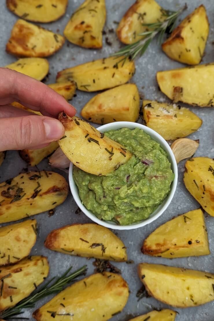 Rosemary potatoes without boiling