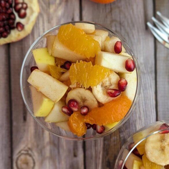Winter-Obstsalat – mit Zitrusfrüchten und Zimt