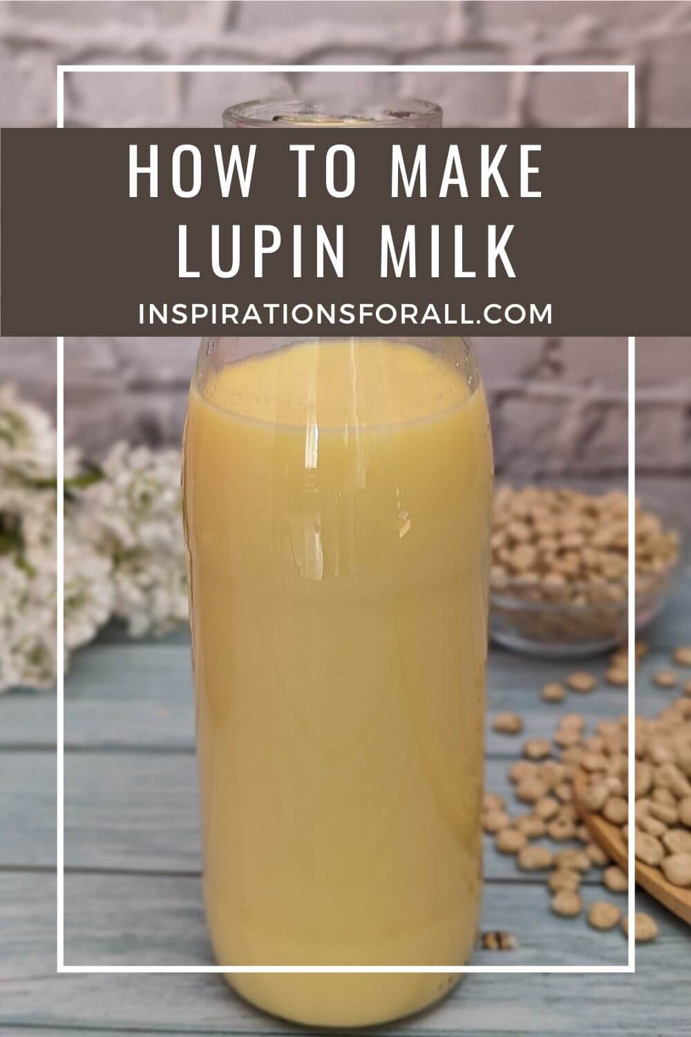 Pin How to make lupin milk