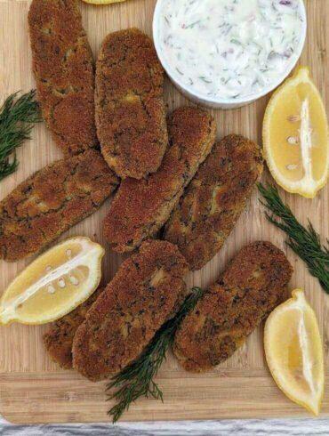 Vegan fish sticks recipe