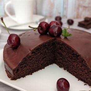 Fluffy chocolate pound cake recipe