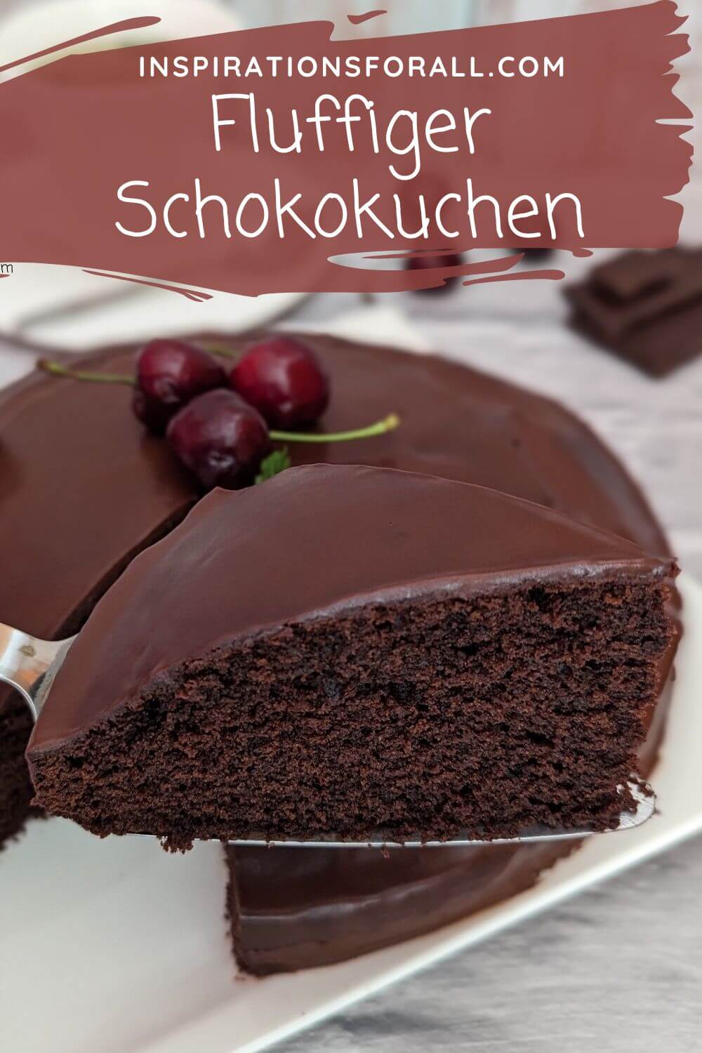 Pin Fluffiger Schokokuchen