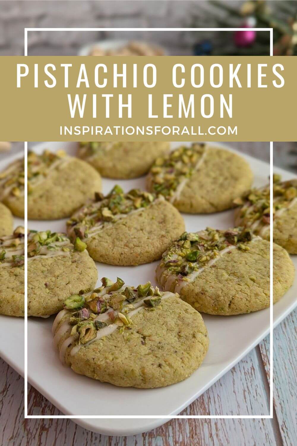 Pin Pistachio cookies