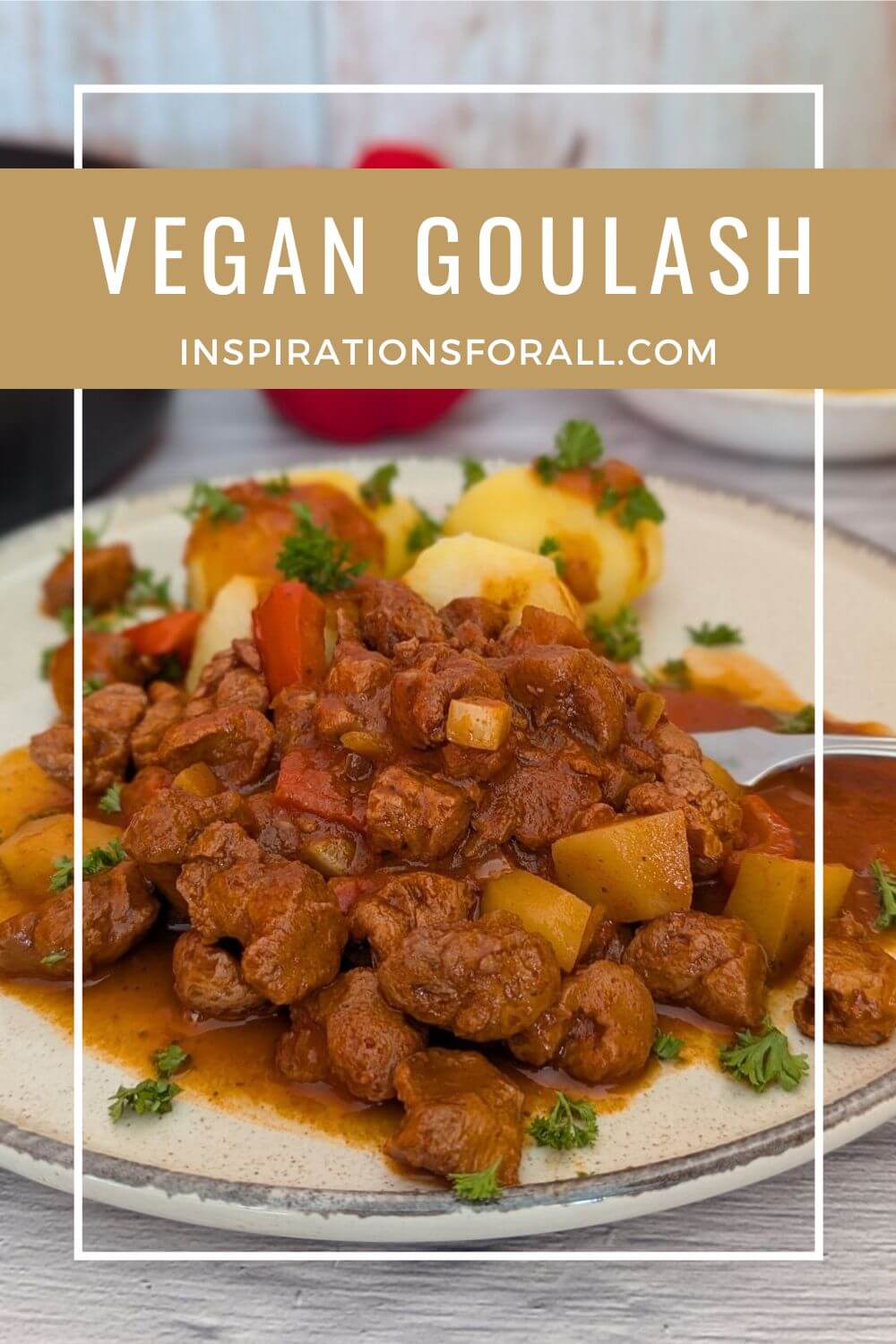 Pin Vegan goulash