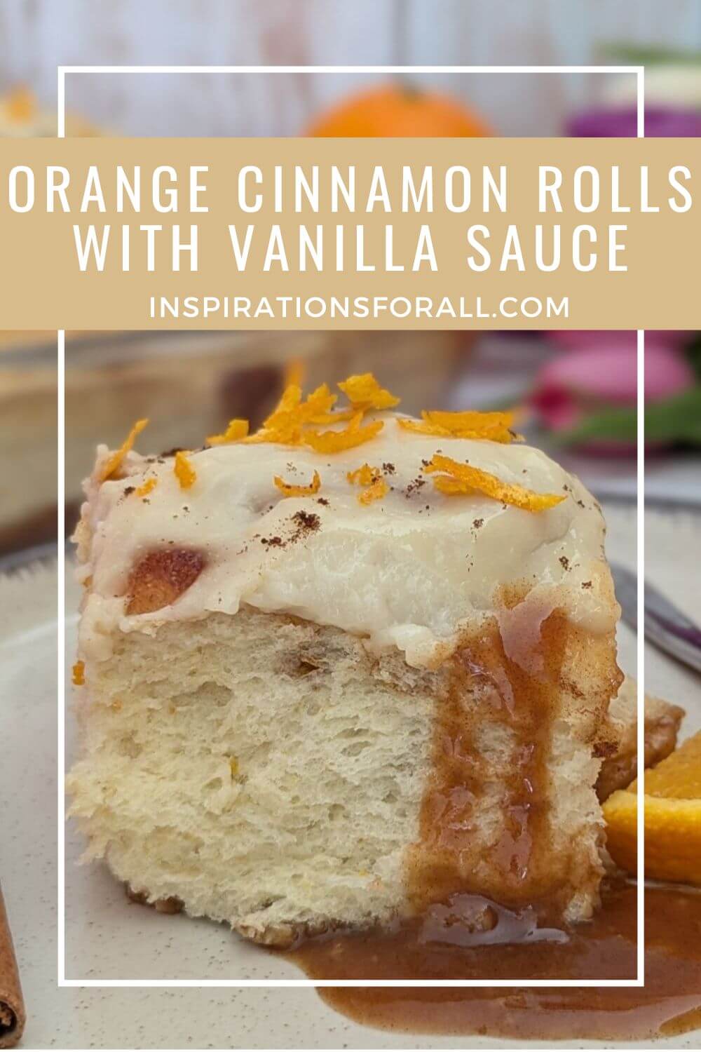 Pin Vegan orange cinnamon rolls